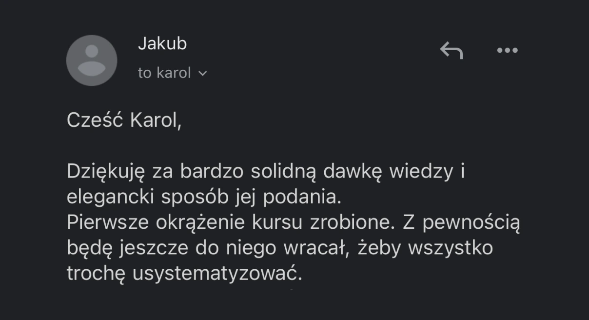 Cytat "Dziękuję za solidną dawkę&nbsp;wiedzy i elegancki sposób jej podania"